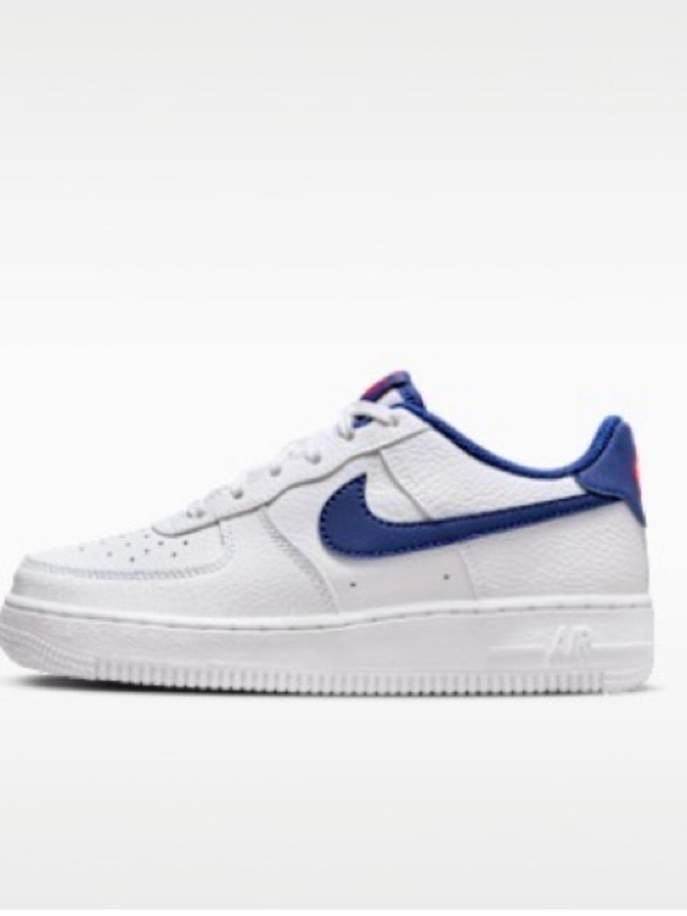 NEW - NIKE Air Force 1 -  white/royal blue